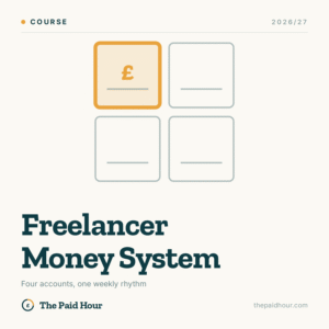 Freelancer Money System 2026/27 course cover, The Paid Hour