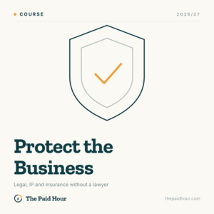 Protect the Business 2026/27 course cover, The Paid Hour
